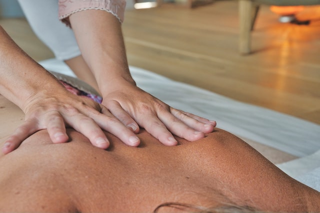 Energetic healing with massage
